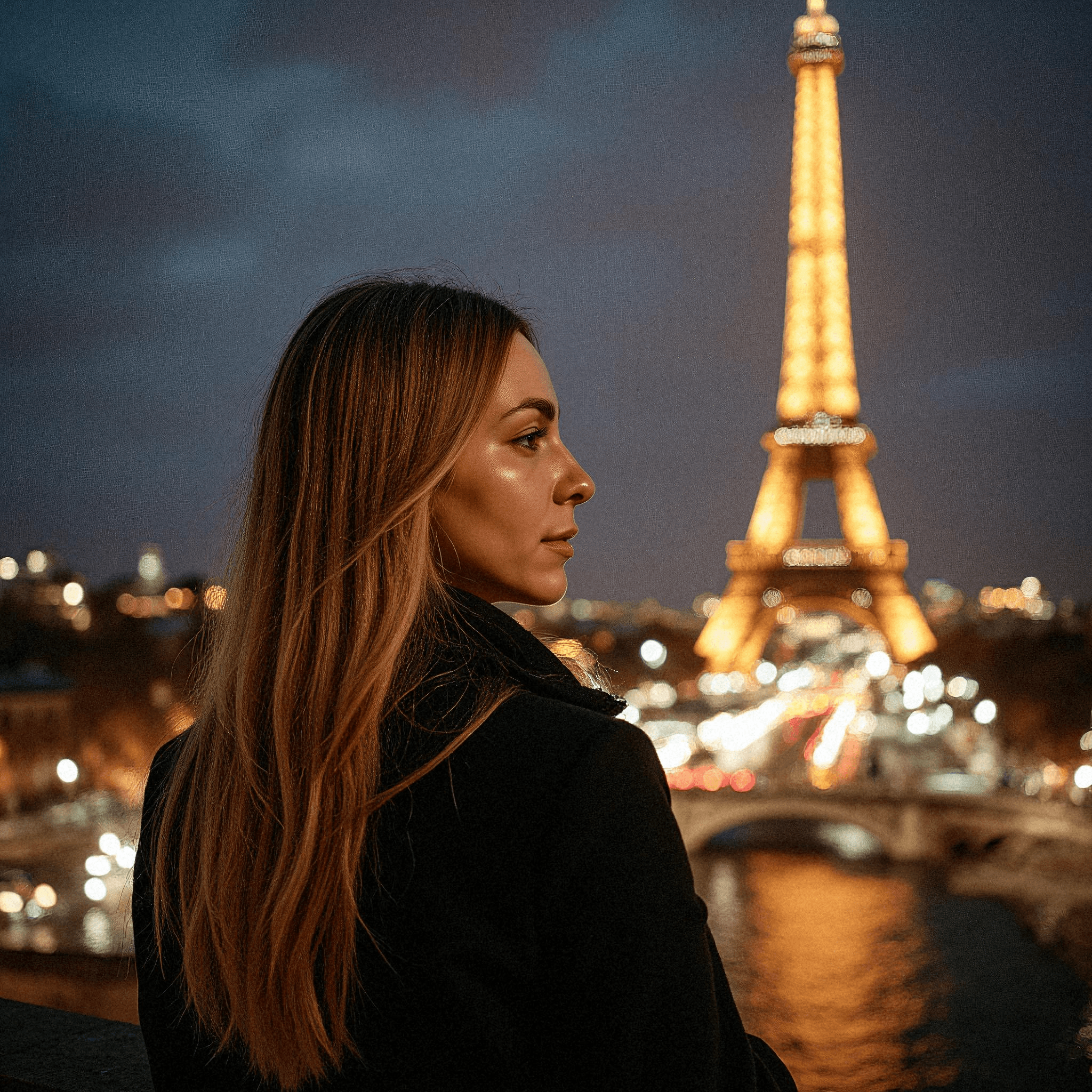 Eiffel Glow from the Trocadéro