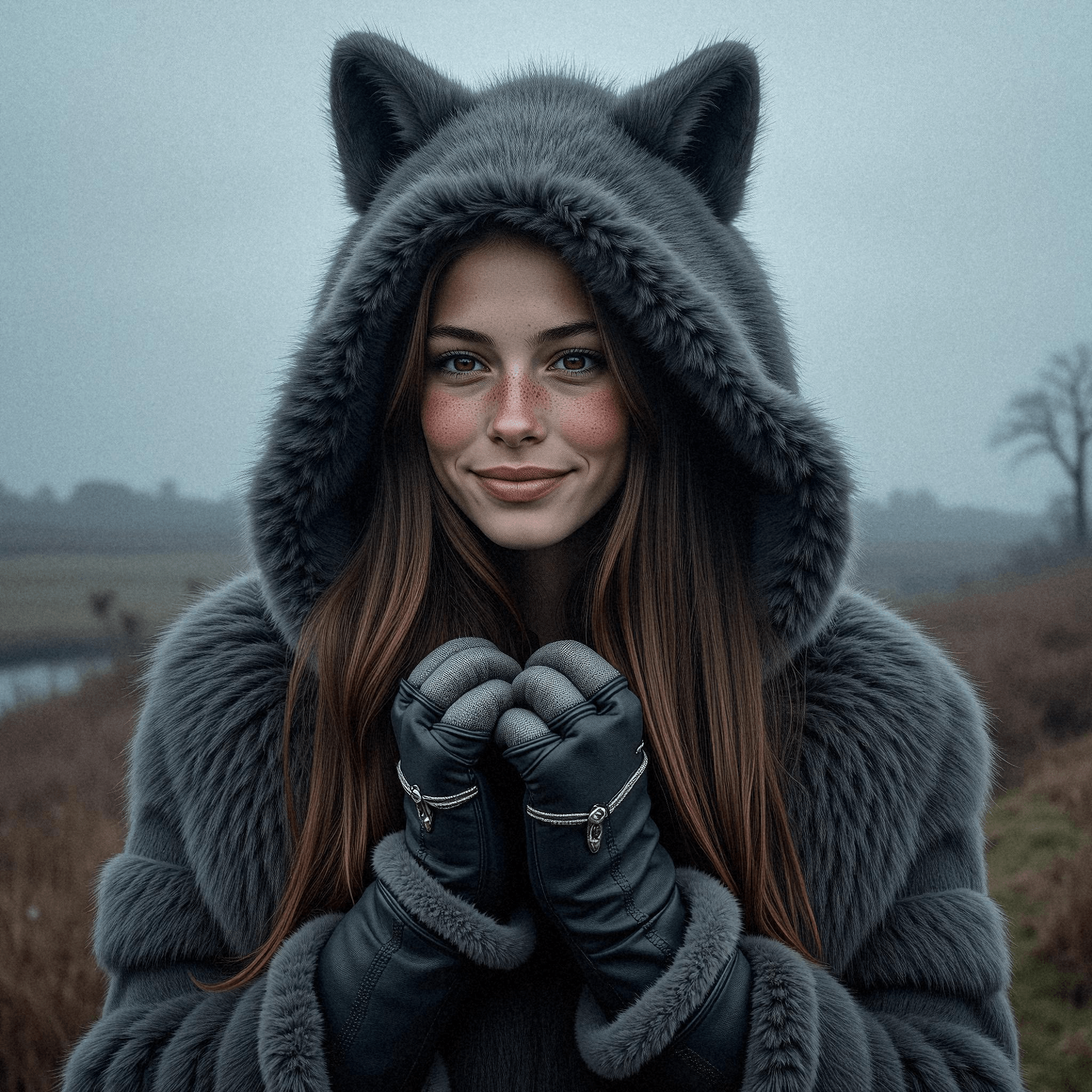 Ash Wolf Huntress