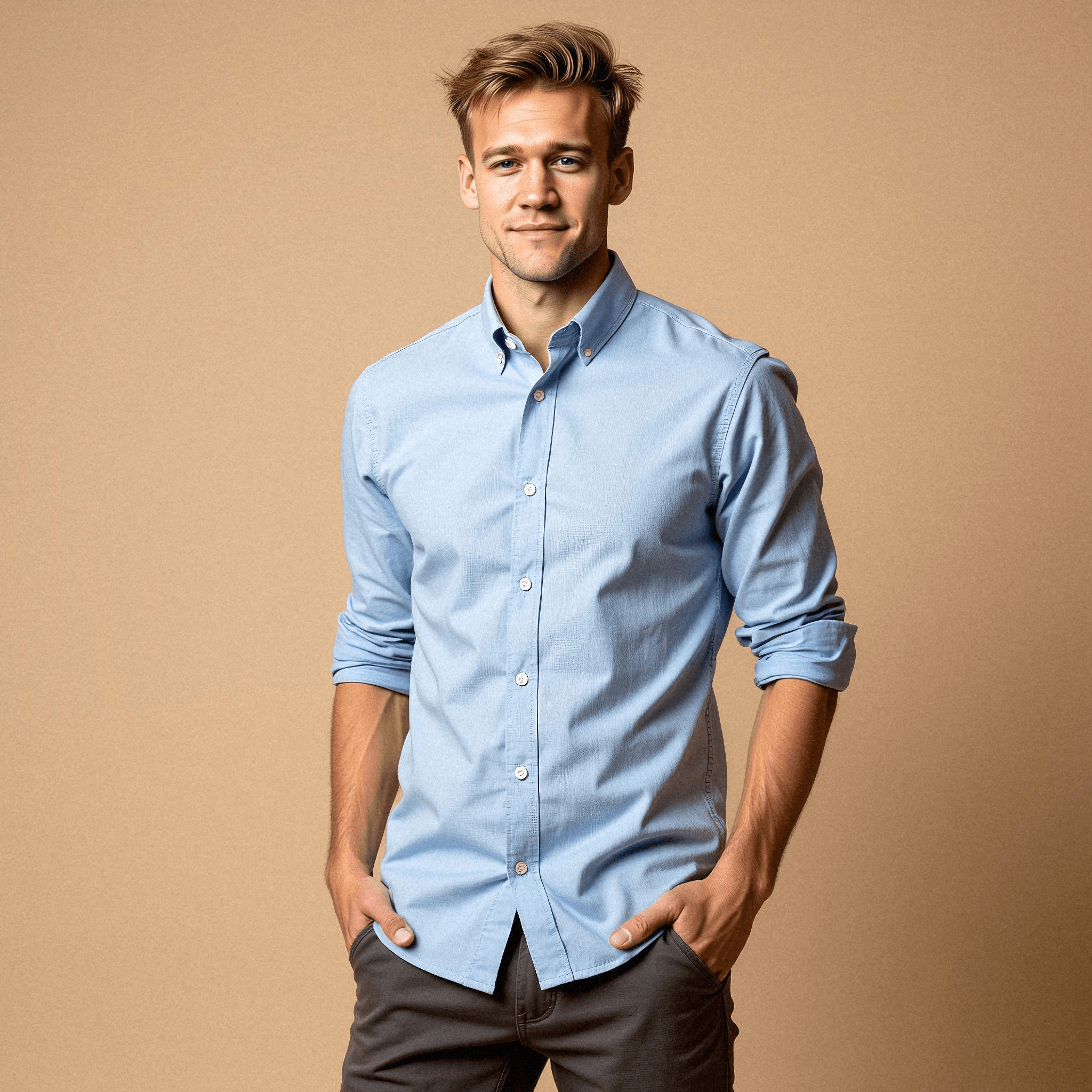 Soft Tones & Rolled Sleeves