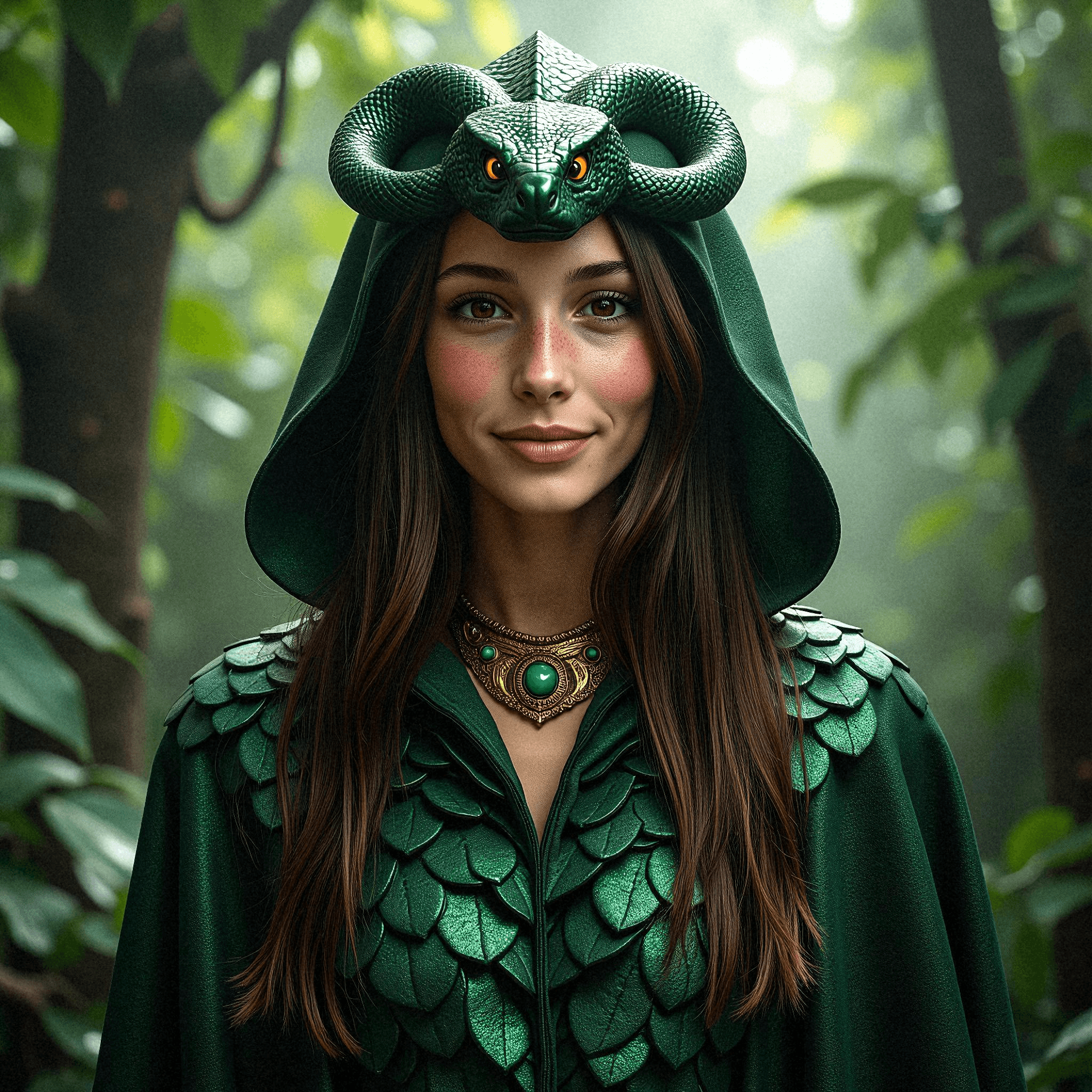 Emerald Serpent Priestess