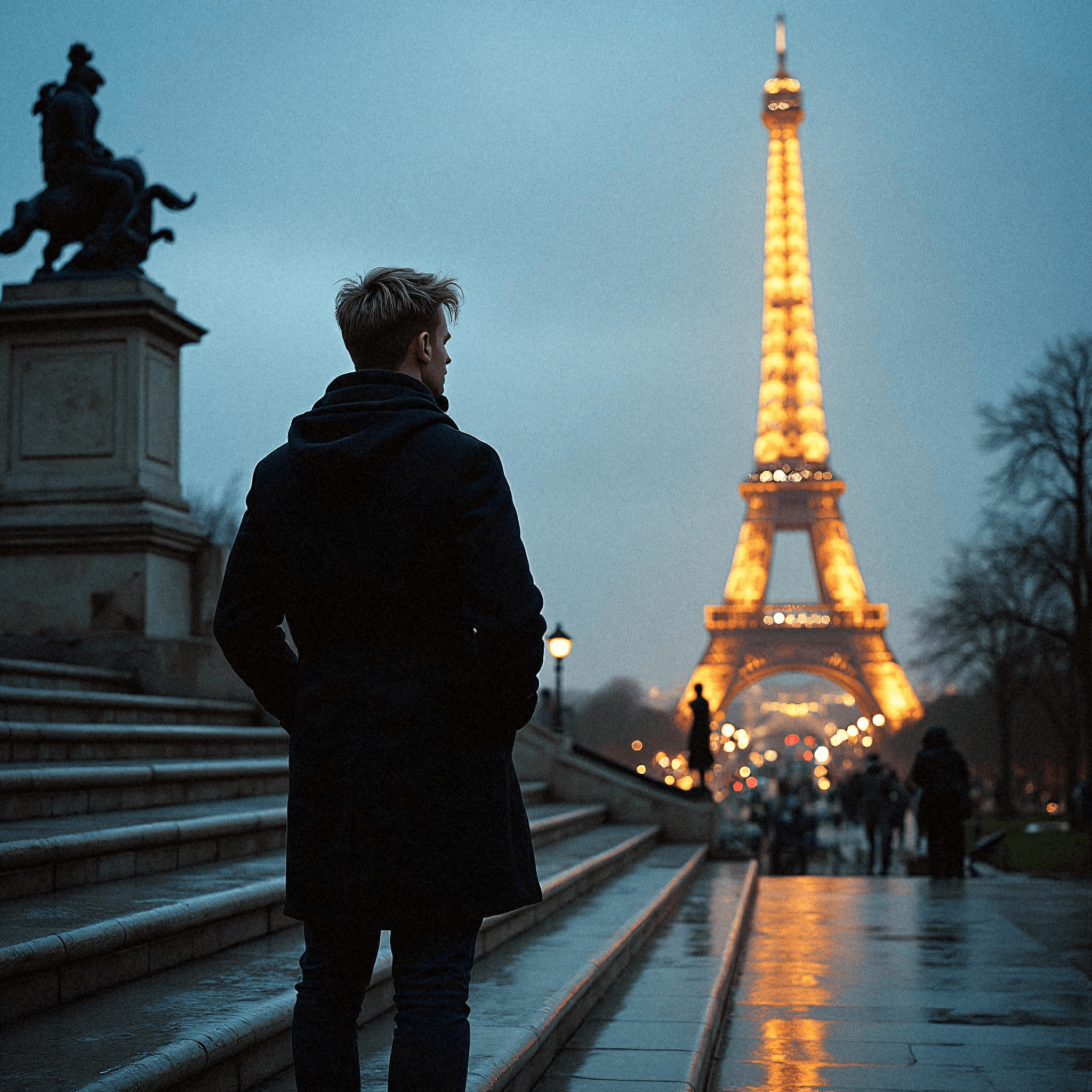 Eiffel Glow from the Trocadéro