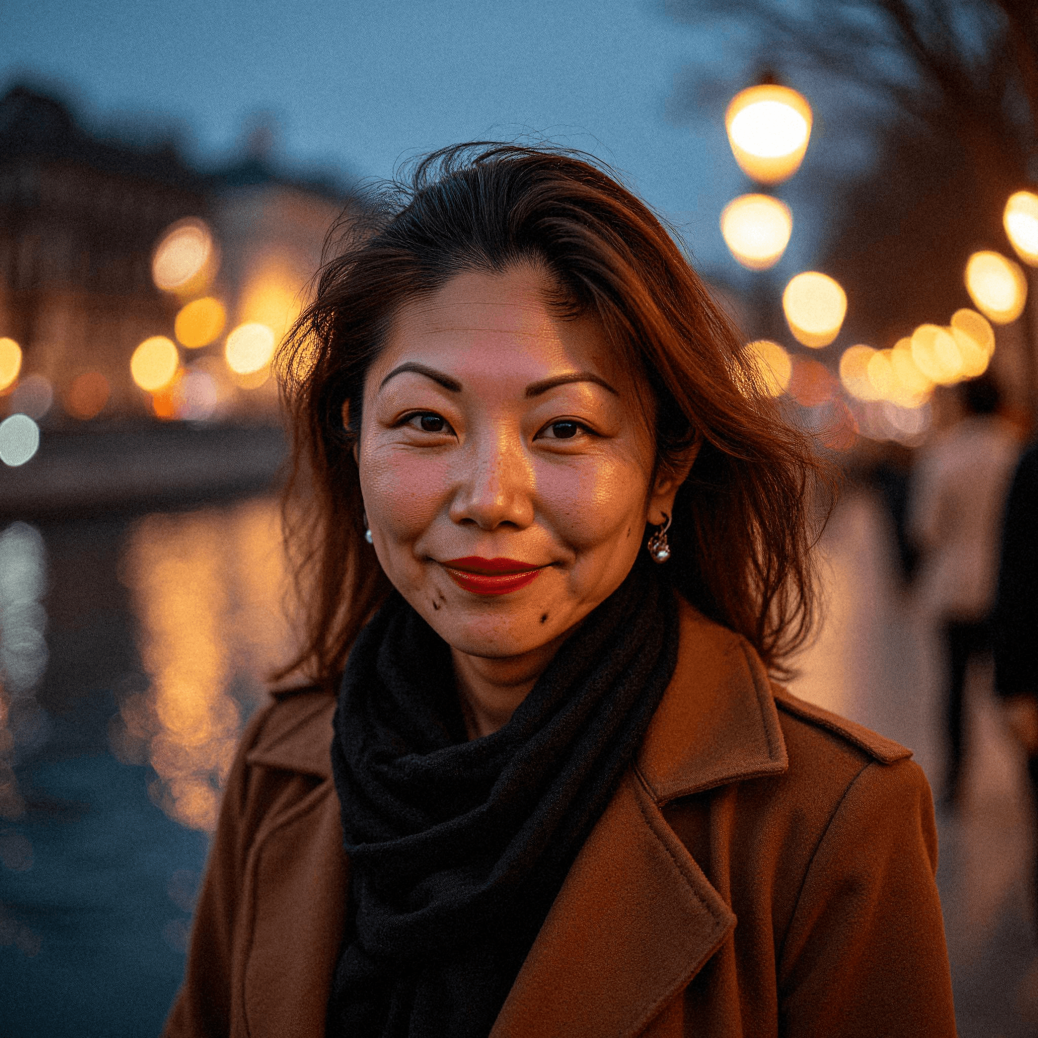 Midnight Walk by the Seine